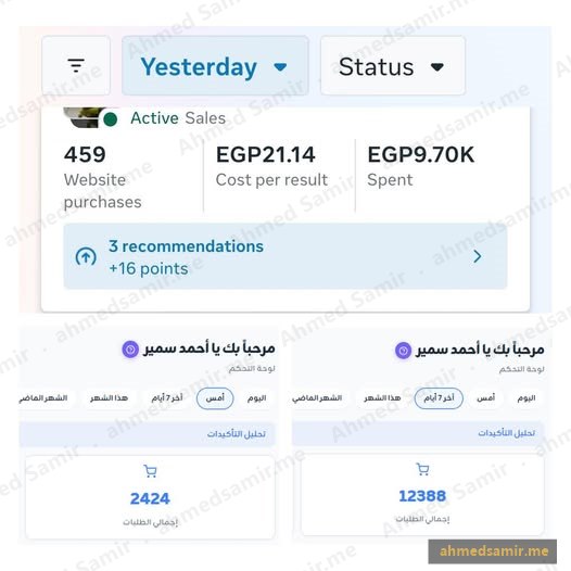 459 عملية شراء في يوم بتكلفة 21 جنيه